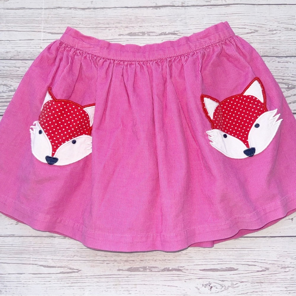 {Mini Boden} Fox Corduroy Skirt